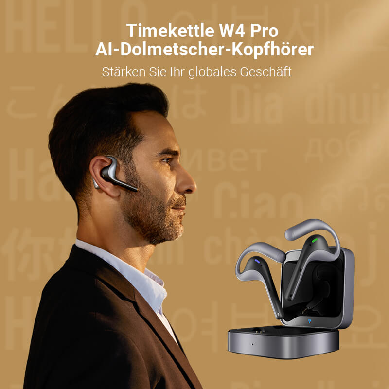 W4 Pro KI-Dolmetscher-Kopfhörer