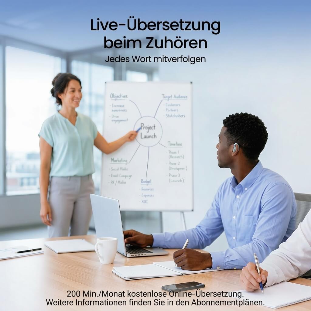 LiveTalk KI-Übersetzungs-Ohrhörer