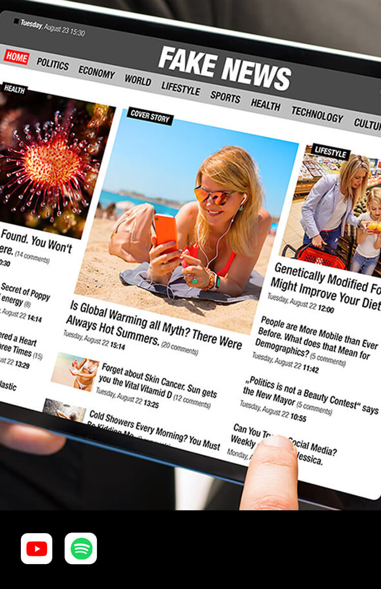 Übersetzt Nachrichten, Serien und Radiosendungen als Audio mit Untertiteln.