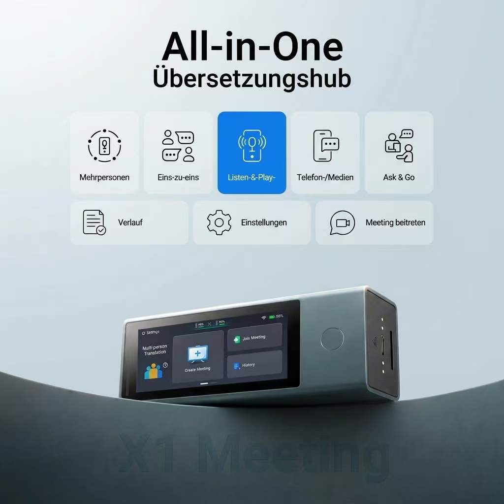 X1 Meeting-Dolmetscher-Hub