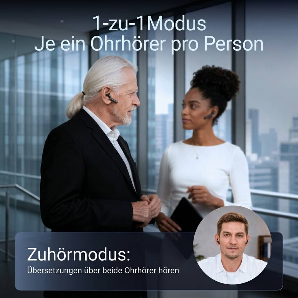 W4 Plus KI-Dolmetscher-Ohrhörer