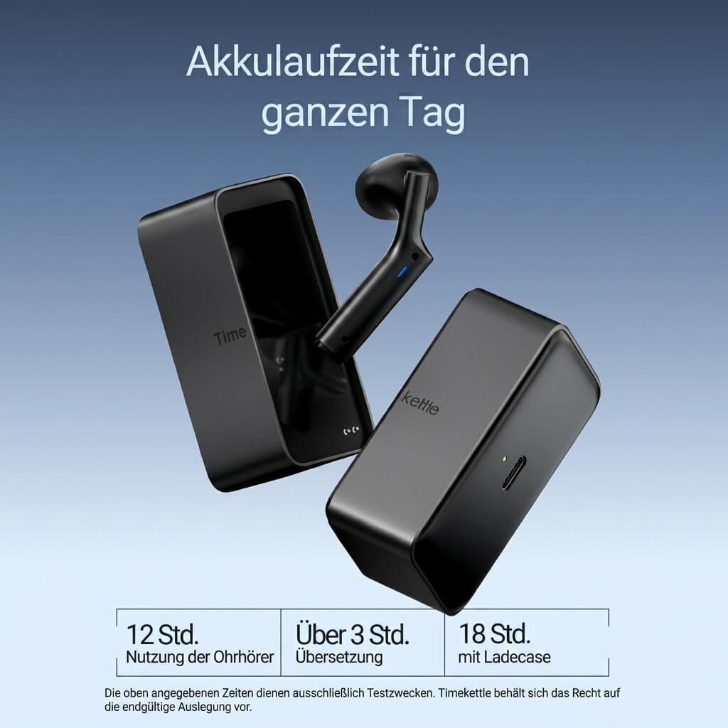 W4 Plus KI-Dolmetscher-Ohrhörer